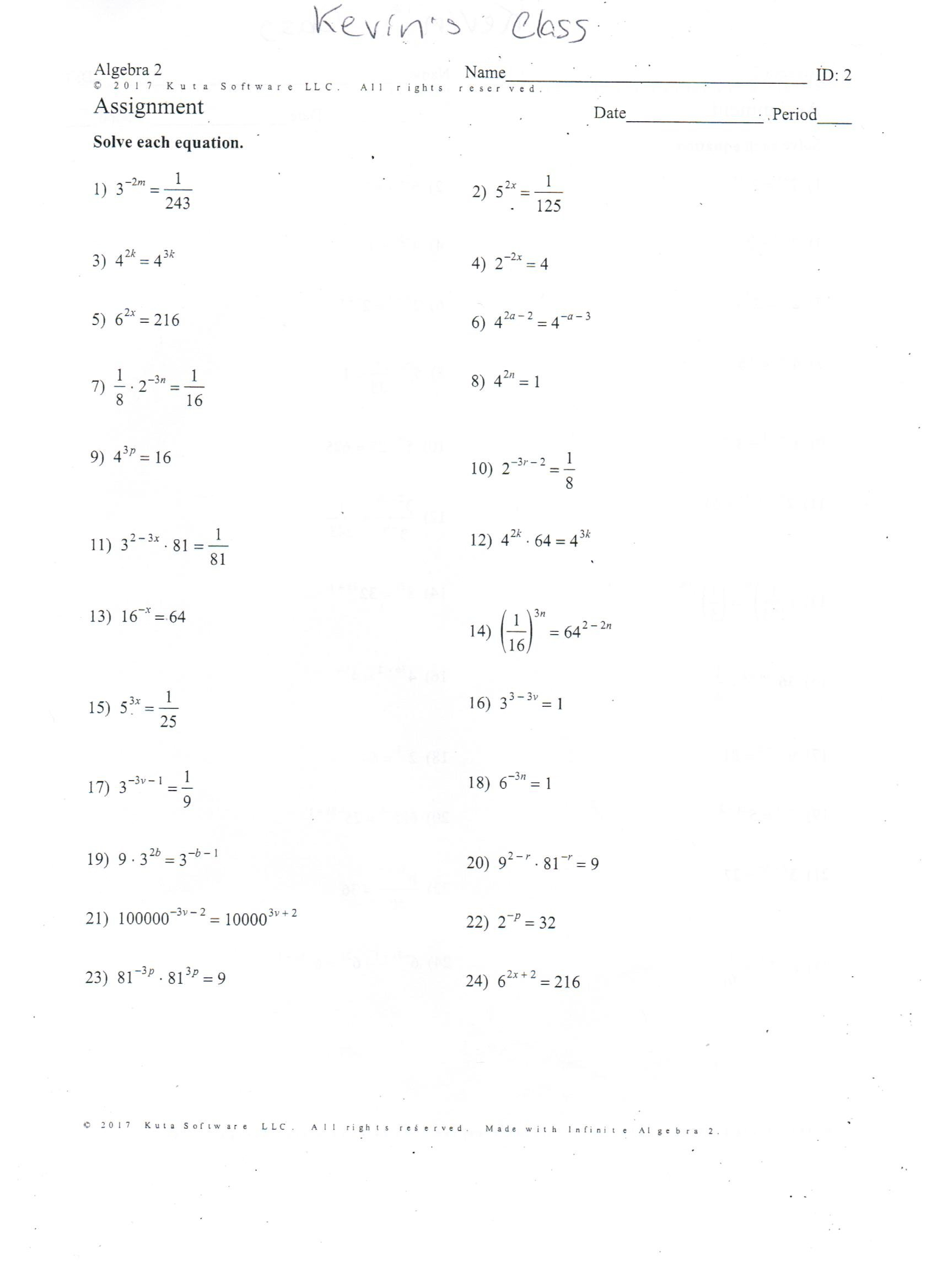 Worksheet Using The Quadratic Formula Worksheet Solving Quadratic For Solving Using The Quadratic Formula Worksheet