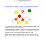 Worksheetch 3 Road Signs  Signals In Chapter 2 Signs Signals And Roadway Markings Worksheet Answers