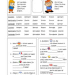 Worksheets For Beginners French Worksheet Free Kindergarten Learning Along With Learning Spanish Worksheets
