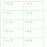 Worksheets For Fraction Addition For Adding Fractions With Unlike Denominators Worksheets Pdf