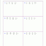 Worksheets For Fraction Multiplication In Multiplying And Dividing Positive And Negative Fractions Worksheet