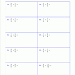 Worksheets For Fraction Multiplication Throughout 7Th Grade Math Worksheets Pdf