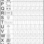 Worksheets For Kindergarten – Alphabet Tracing  Wishtodiscover Throughout Kindergarten Alphabet Worksheets