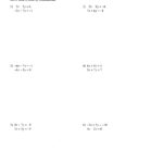Worksheets  Mrs Lay's Webpage 201112 With Solving Systems By Elimination Worksheet