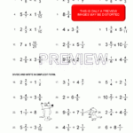Worksheetsmath Crush Fractions With Regard To Adding And Subtracting Mixed Numbers Worksheet Pdf