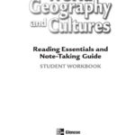 World Geography And Cultures  Reading Essentials And Notetaking Throughout Glencoe World Geography Worksheet Answers