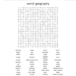 World Geography Word Search  Wordmint Pertaining To Glencoe World Geography Worksheet Answers