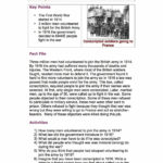 World War 1 Conscription Mid Ability Facts Worksheet As Well As World War 1 Worksheets