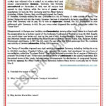 World War I Ended With The Treaty Of Versailles  Esl Worksheet In The Treaty Of Versailles Worksheet Answers