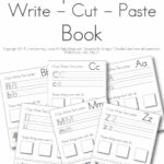 Write  Cut  Paste Alphabet Set » Little Learning Lovies For Cut And Paste Alphabet Worksheets