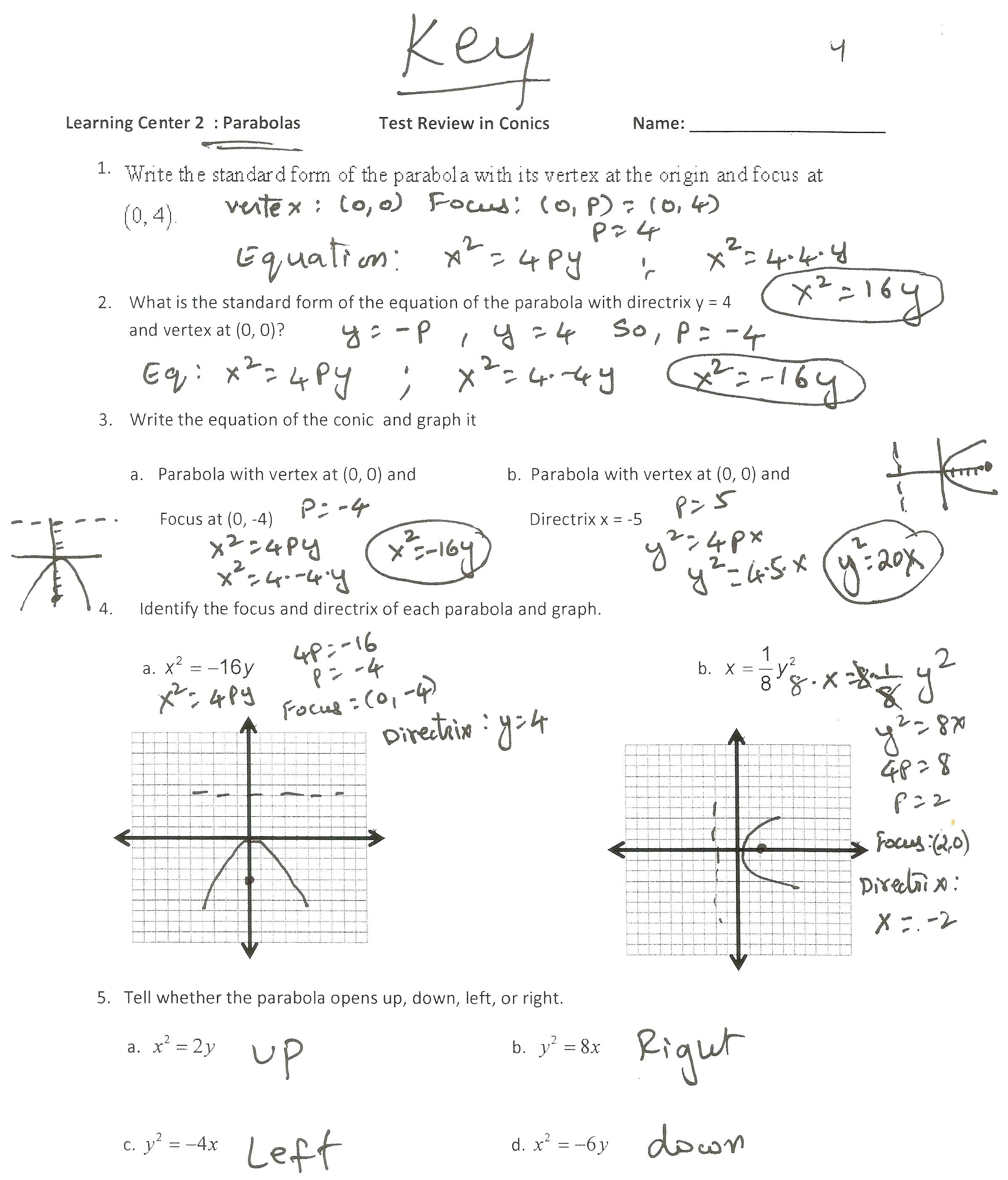 Write Equation In Vertex Form Math – Ewbaseballclub Intended For Graphing Parabolas In Vertex Form Worksheet