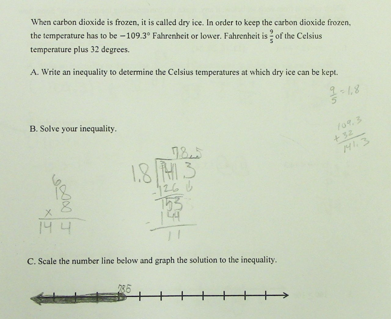 Write Solve And Graph An Inequality Students Are Asked To Write Intended For Solving Inequalities Worksheet Pdf