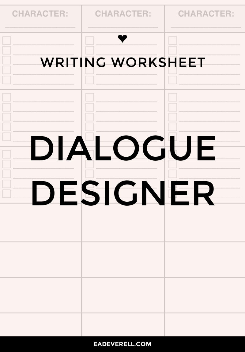 Writing Dialogue Worksheet Throughout Writing Dialogue Worksheet