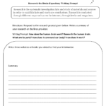 Writing Prompts Worksheets  Informative And Expository Writing With Regard To 2Nd Grade Writing Prompts Worksheets