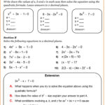 Year 11 Maths Worksheets  Cazoom Maths Worksheets And High School Algebra Worksheets With Answers
