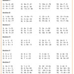 Year 7 Maths Worksheets  Cazoom Maths Worksheets Intended For Algebra Basic Worksheets Printable