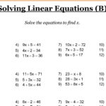 Year 7 Maths Worksheets  Cazoom Maths Worksheets Together With High School Algebra Worksheets With Answers