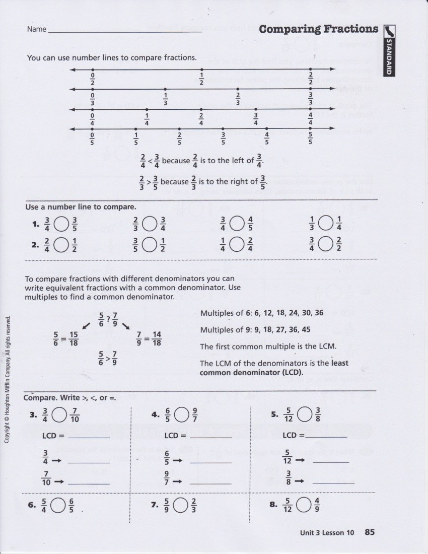 Yesterday's Work Units 6 7  8  Have A Problem Use Math To Solve It In Ordering For Rational Numbers Independent Practice Worksheet Answers