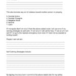 001 Plan Template Mental Health Crisis  Tinypetition Together With Crisis Prevention Plan Worksheet