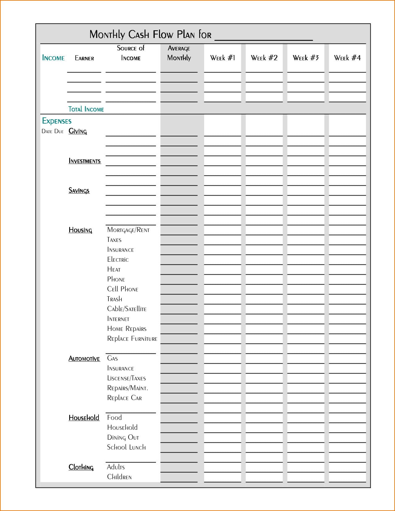 002 Budget Sheet Pdf Fascinating Worksheet Monthly Planner Template As Well As Printable Budget Worksheet Pdf