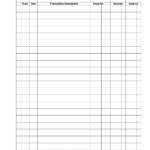 018 Template Ideas Free Check Register Printable Blank For Checkbook Or Check Register Worksheet For Students