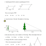 1 Worksheet On Similar Figures With Multiple Choice In Proportions And Similar Figures Worksheet