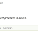 10Day Italian Pronouns Challenge For Worksheet 2 Direct Object Pronouns Answer Key