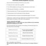 12315 Television And Development Worksheet Answers With The Role Of Media Worksheet Answers