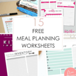15 Free Meal Planning Worksheets  Frugal Fanatic In Meal Planning Worksheet