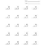 2 Digit1 Digit Multiplication No Regrouping – Observclub Or Double Digit By Double Digit Multiplication Worksheets