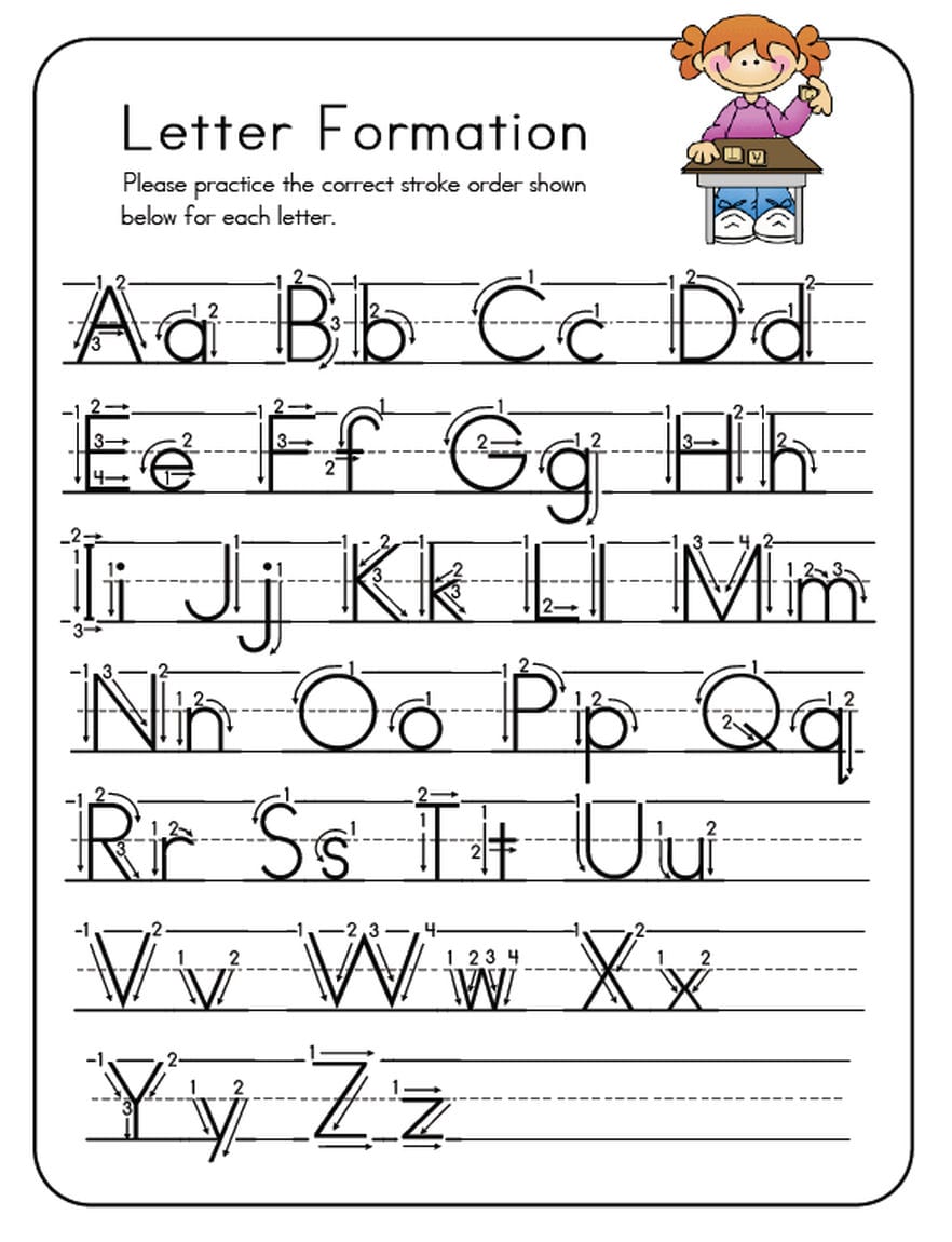 21 Images Of T Template For Letter Formation  Unemeuf Throughout Letter Formation Worksheets