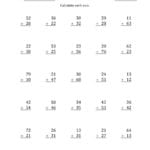 2Digit Plus 2Digit Addition With No Regrouping A Or Printable 2 Digit Addition Worksheets