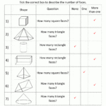 3D Shapes Worksheets 2Nd Grade With Basic Geometry Worksheets