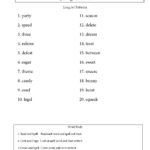 3Rd Grade Spelling Lists  Teaching Squared As Well As 3Rd Grade Spelling Worksheets