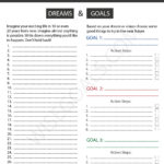 4 Stylish Goal Setting Worksheets To Print Pdf In Life Coaching Worksheets Pdf