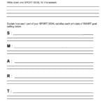 48 Smart Goals Templates Examples  Worksheets ᐅ Template Lab Together With Goal Setting Worksheet For Students
