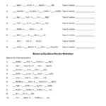 49 Balancing Chemical Equations Worksheets With Answers For Five Types Of Chemical Reaction Worksheet
