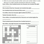 4Th Grade Math Worksheets Reading Writing And Rounding Big Numbers Along With 5Th Grade Math And Reading Worksheets