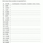 4Th Grade Math Worksheets Reading Writing And Rounding Big Numbers Intended For Rounding Worksheets 4Th Grade