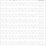5 Printable Cursive Handwriting Worksheets For Beautiful Penmanship Regarding Cursive Writing Worksheets For Kids