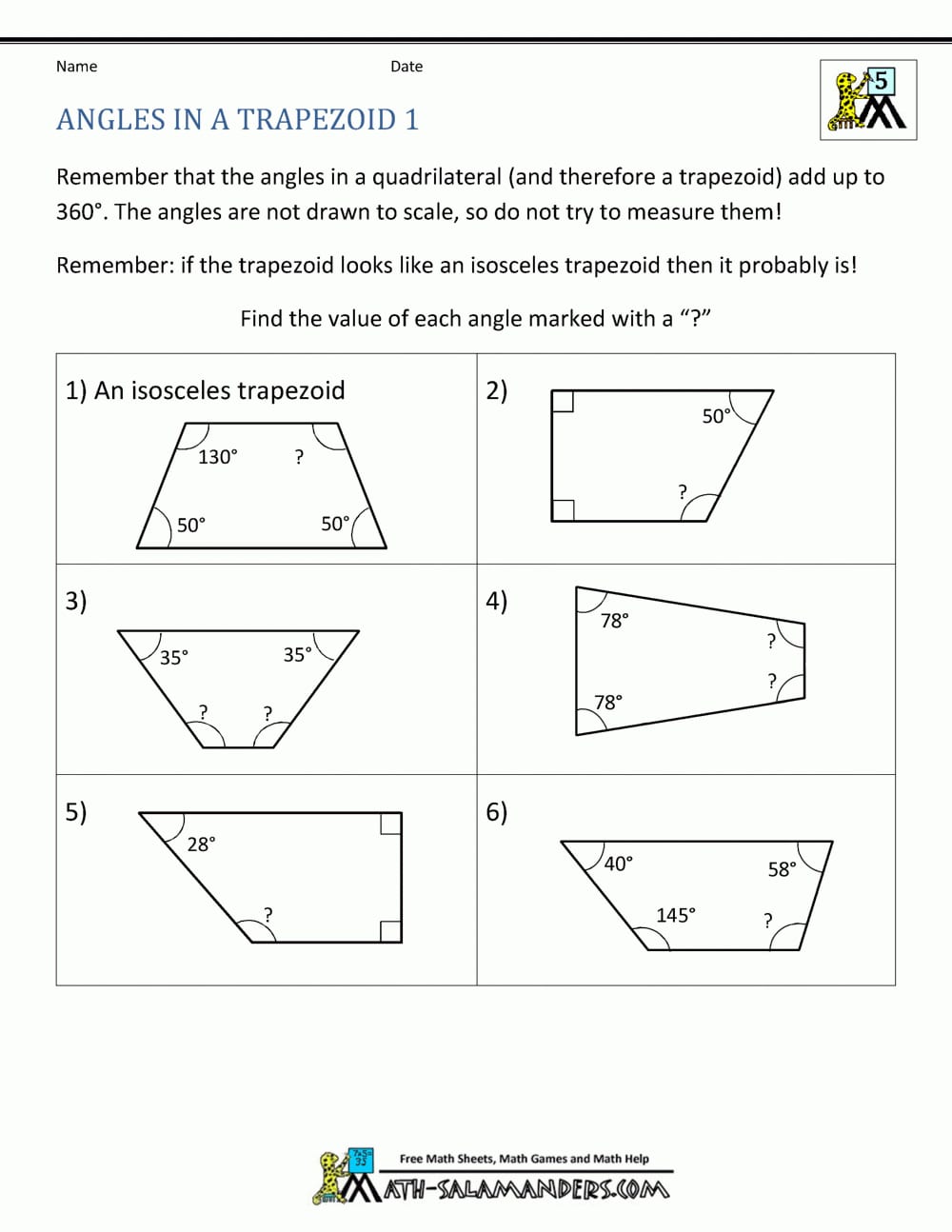 5Th Grade Geometry Intended For 5Th Grade Geometry Worksheets