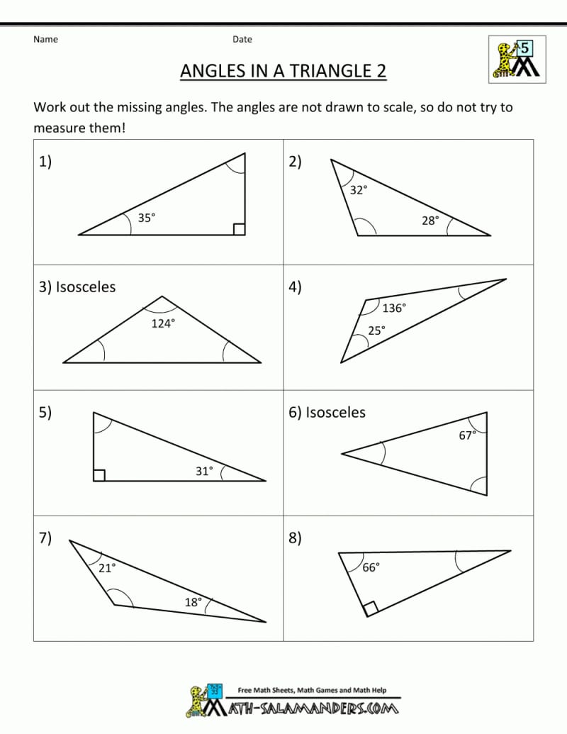 5Th Grade Geometry Worksheets To Download  Math Worksheet For Kids Inside 5Th Grade Geometry Worksheets