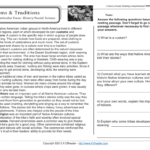 5Th Grade Reading Comprehension Worksheets With Regard To Native American Worksheets