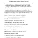 6 Subordinate Clause Examples In Pdf  Examples For Subordinate Clause Worksheet