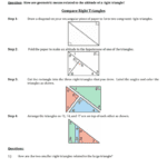 73 Similar Right Triangles Activity Geometry Name As Well As Similar Right Triangles Worksheet Answers