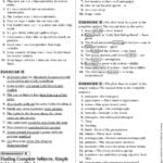 8 Sentences Finding Subjects And Predicates Language Handbook With Language Handbook Worksheets