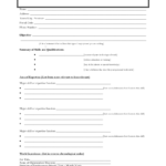 9 Resume Worksheet Examples In Pdf  Examples Or Resume Worksheet For Adults