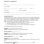 9 Resume Worksheet Examples In Pdf  Examples Throughout Resume Worksheet For Middle School Students