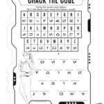 9 Star Wars Solo Free Printable Activity Sheets Pertaining To Crack The Code Worksheets Printable Free