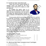 Abraham Lincoln Honest Abe  Esl Worksheet1000K With Abraham Lincoln Comprehension Worksheet